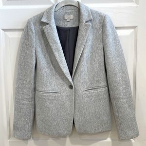 Ann Taylor Loft patch elbow blazer, size 0